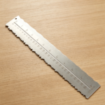 12" Stainless Steel Tearing Ruler for Irregular Edges - Image 2