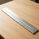 12" Stainless Steel Tearing Ruler for Irregular Edges