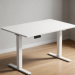 40" White Electric Standing Desk with Memory Presets - Image 2