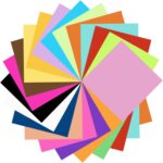 100-Sheet 8x8 20-Color Double-Sided Origami Paper