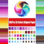 100 Large 8" 50-Color Single-Sided Origami Sheets - Image 2