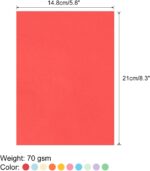 100 Double-Sided 10-Color Origami Sheets 8.3x5.8 in - Image 2