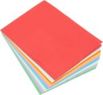 100 Double-Sided 10-Color Origami Sheets 8.3x5.8 in