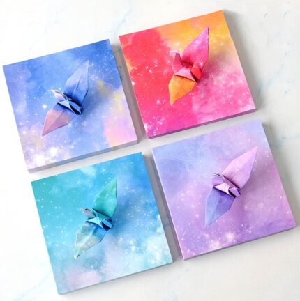 200-Sheet 3.74" Starry Double-Sided Origami Paper Kit