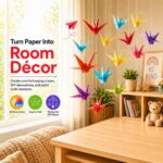 150-Sheet 8x8 Double-Sided Multi-Color Origami Paper - Image 2