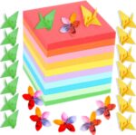 100-Piece 10cm 10-Color Square Origami Paper