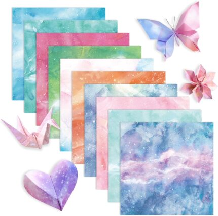 200-Sheet 3.74" Fantasy Starry Sky Origami 10 Designs