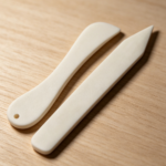 Genuine Cattle Bone Folder Scoring Creasing Tool - Image 2