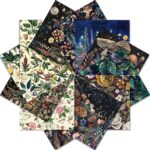 12 Fantasy Forest Botanical 6x6 Scrapbook Paper Sheets